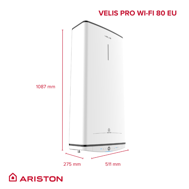 Ariston Velis Pro WiFi dimenzije