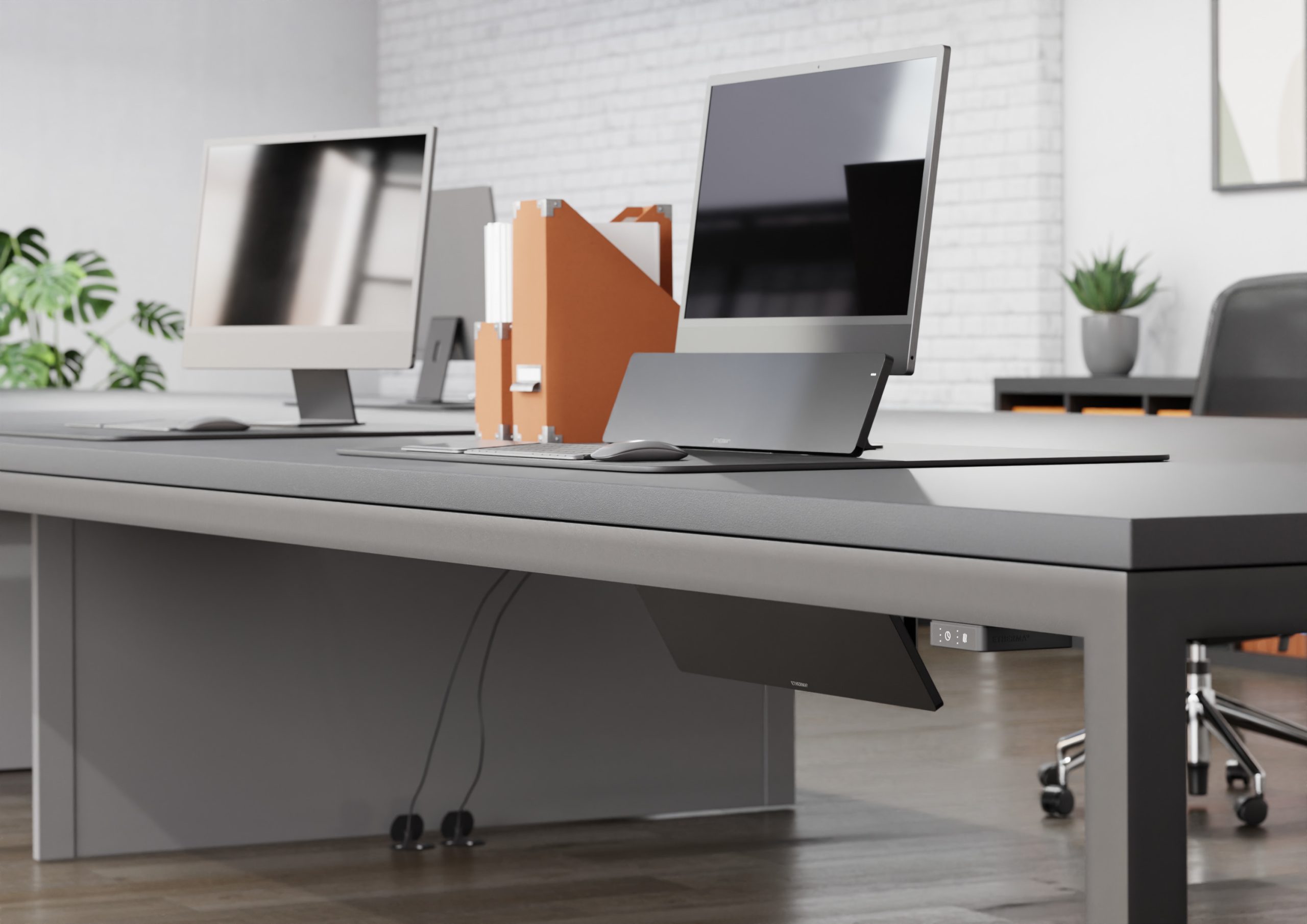 Etherma LAVA DESK ZONE crna, LAVA-DESK-ZONE-B - Slika 2