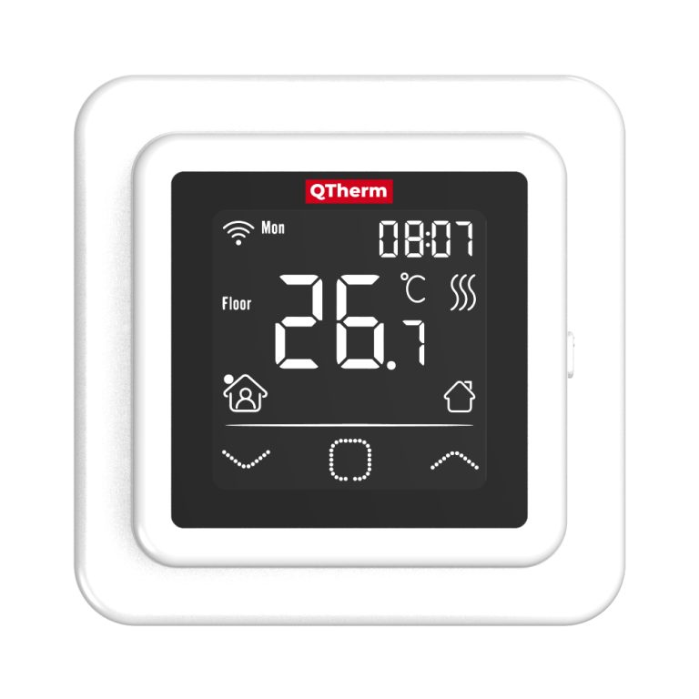 QTherm e-pod - termostat za el. podno QTEP724W bijeli - WiFi - tjedni program