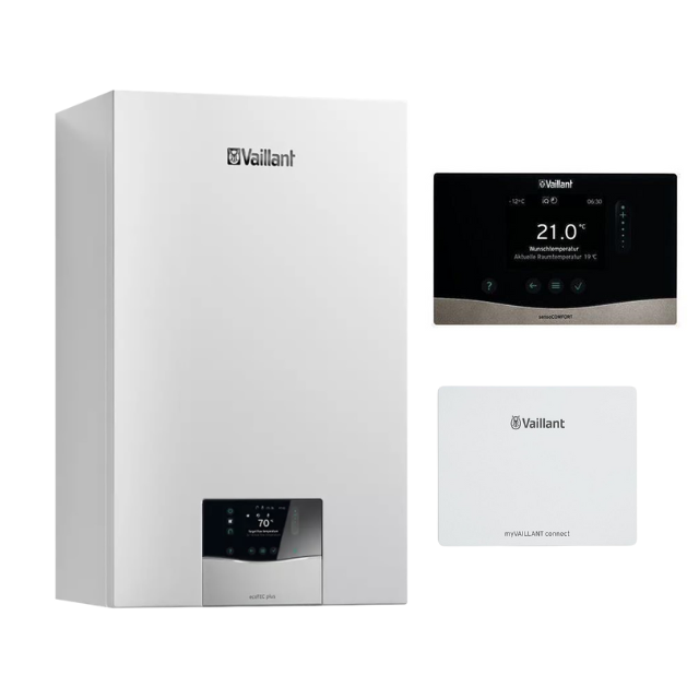 Vaillant kombi paket - VUW 25/26 CS/1-5 (N-INT1) 25 kW + termostat VRT 380 SensoHome žičani + WiFi modul VR 940 f