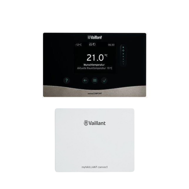 Vaillant paket - Bežični termostat VRT 380 f (i VRT 720 F) + WiFi modul VR 940 f