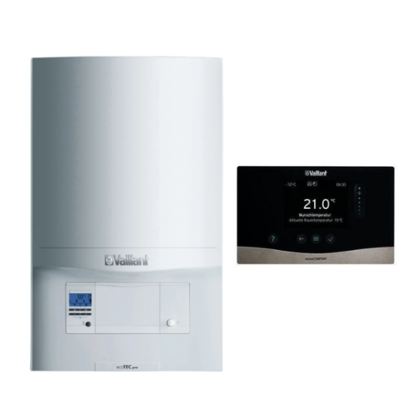 Vaillant kombi paket - plinski kondenzacijski bojler VUW 246/5/3 ecoTEC PRO 24 kW + termostat VRT 380 sensoHOME