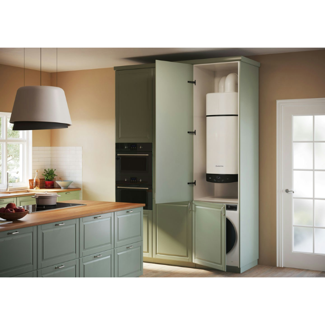 Dizalica topline Ariston NUOS PLUS S2 Wi-Fi WH u prostoru